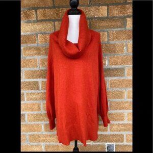 Antropologie cowl neck sweater xl
